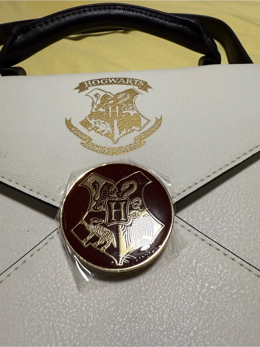 HARRY POTTER White Envelope-Style Top-Handle Crossbody